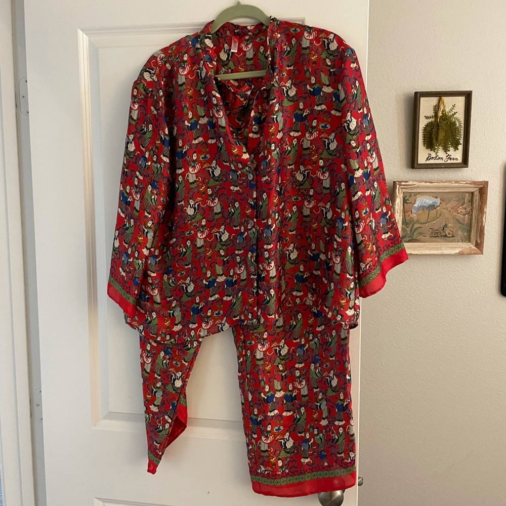Red pajamas